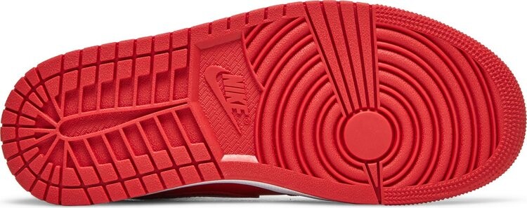 Кроссовки Wmns Air Jordan 1 Mid SE University Red Pomegranate, красный — фото 4