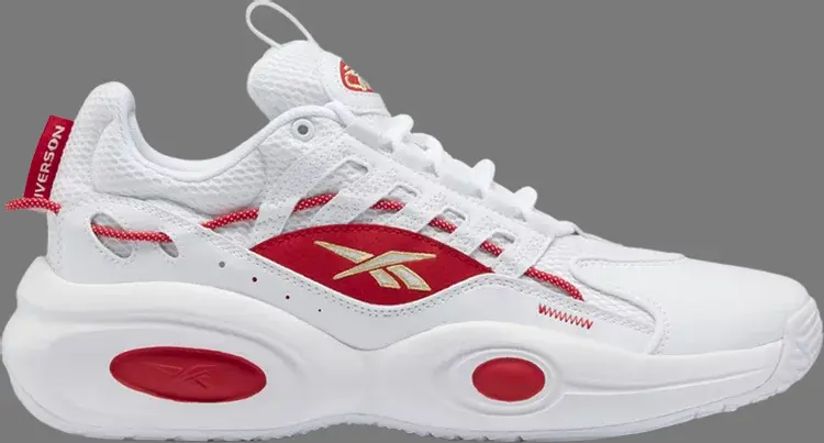 

Кроссовки solution mid 'white vector red' Reebok, белый