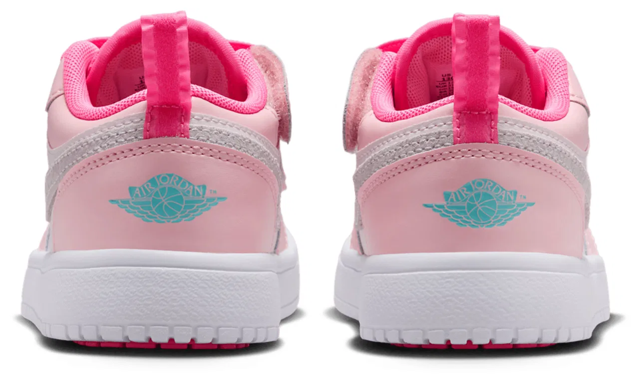 Кроссовки для девочек AJ 1 Low Alt SE Jordan, цвет Orange/Pink/Blue — фото 3