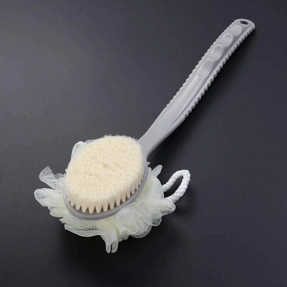 Щетка для тела Exfoliating Bath Brush, AKAZI, 1 шт, 26x6.5x17 см, Wood Color