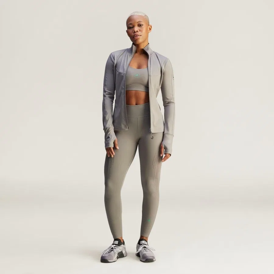 Спортивный бюстгальтер с перекрестной спинкой Truepurpose Training adidas, Серый — фото 3