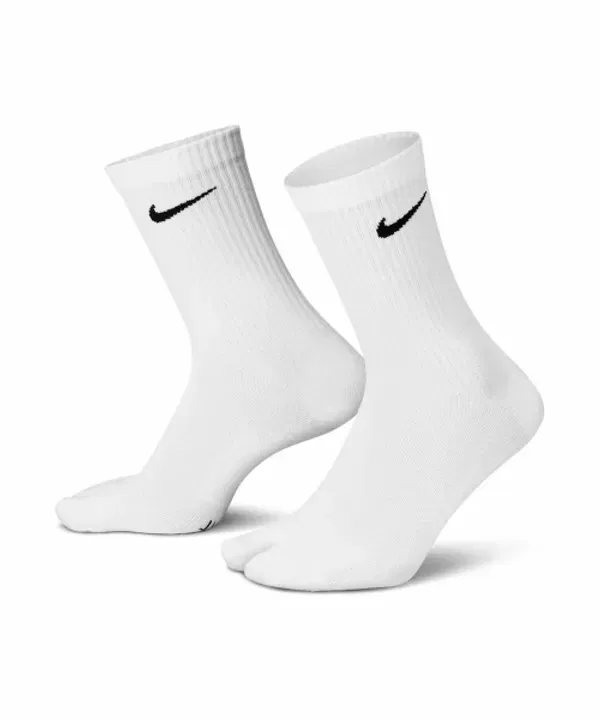 Носки Nike Everyday Plus Lightweight Crew Split Toe, черный/белый