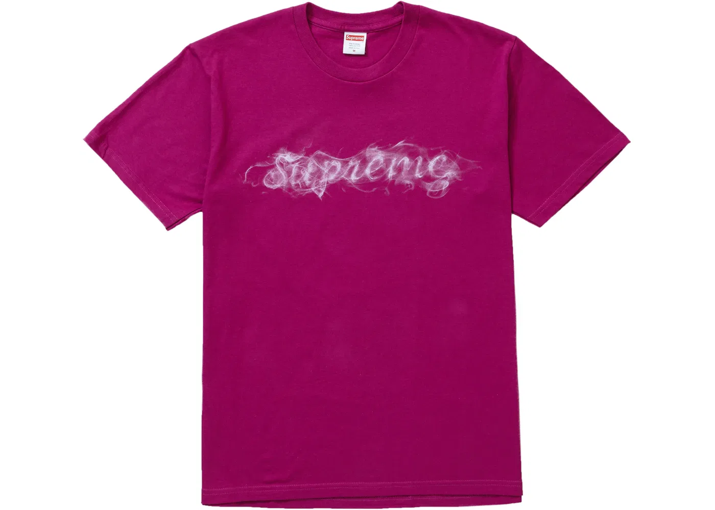 Мужская футболка с принтом Supreme Smoke Tee, Magenta