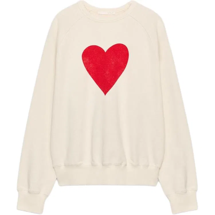 Женский свитшот с круглым вырезом Nude/Beige, ZARA