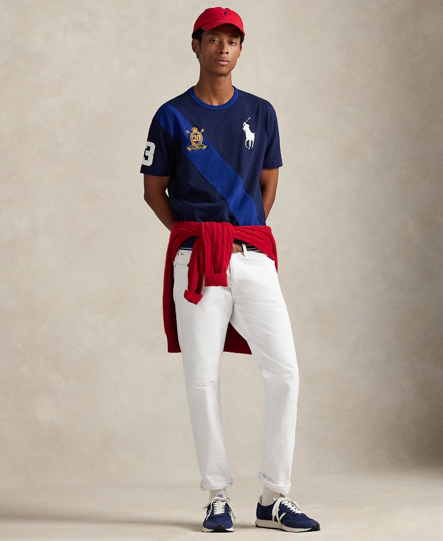 Мужская классическая футболка, посвященная 20-летию бренда Polo Ralph Lauren, Cruise Navy — фото 2