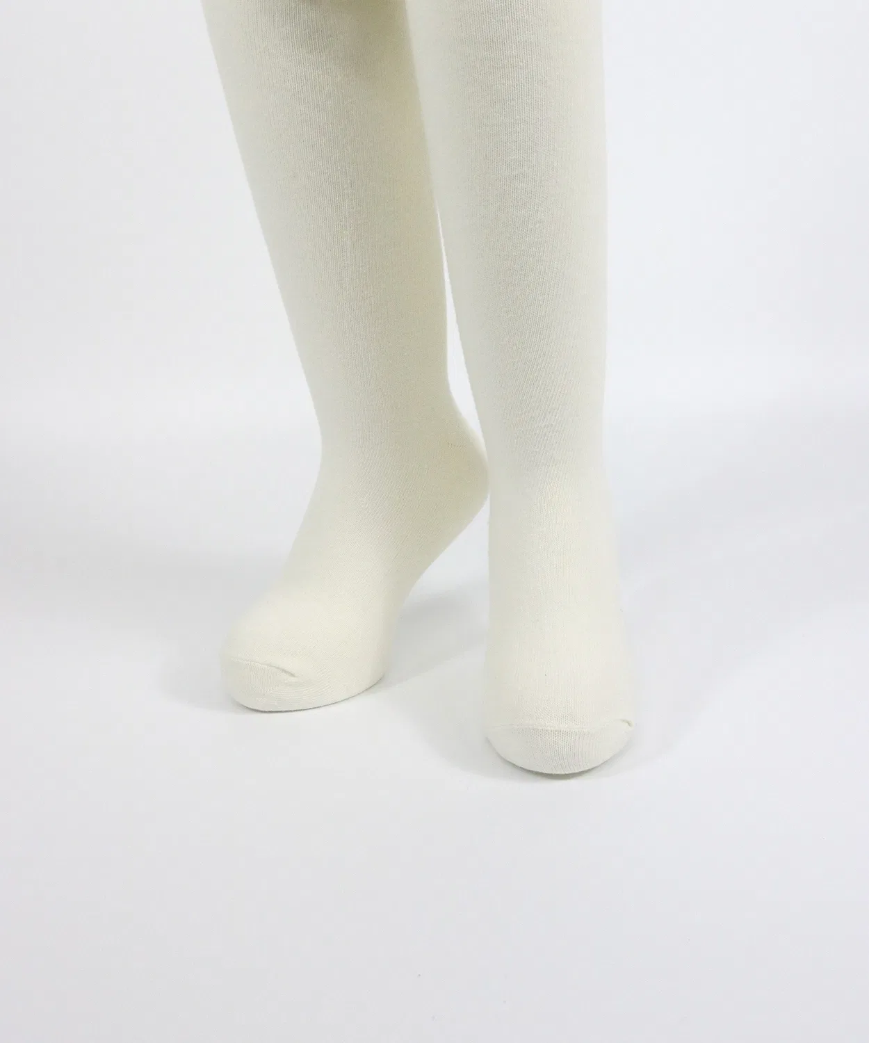 Детские колготки без рисунка, хлопковые, box408, White
