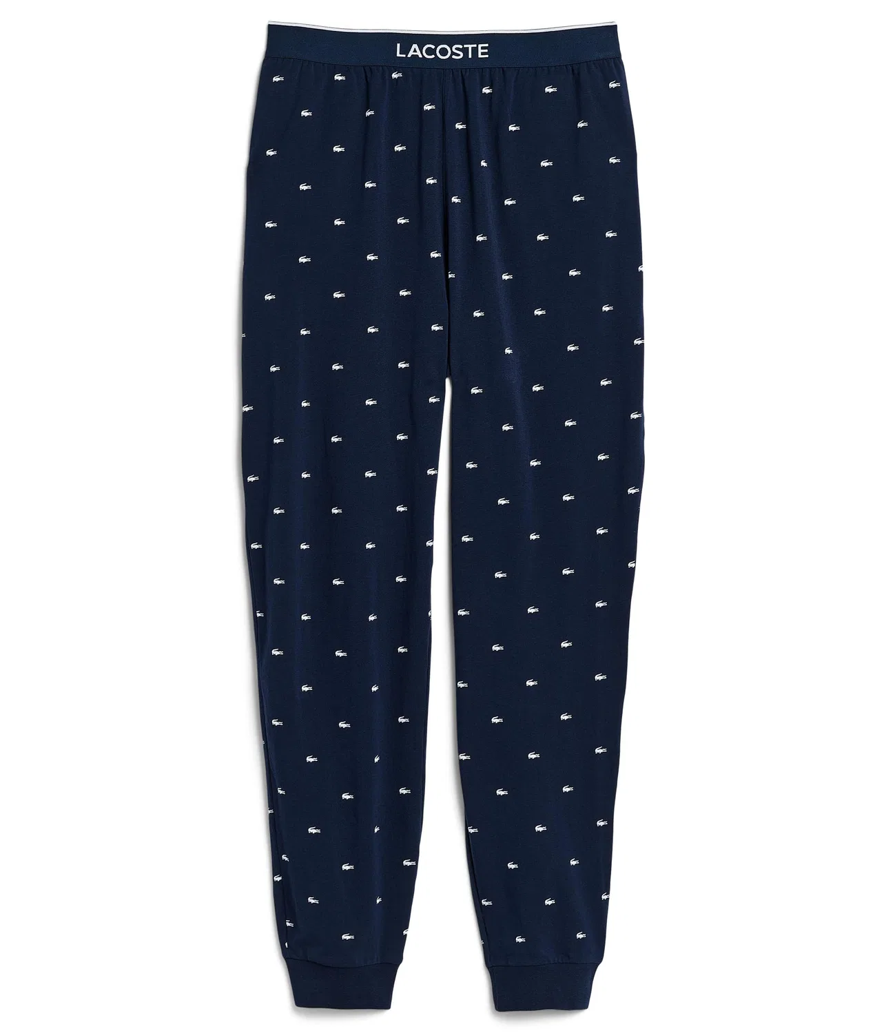 Пижамные штаны из хлопка с принтом Lacoste, Navy Blue/White