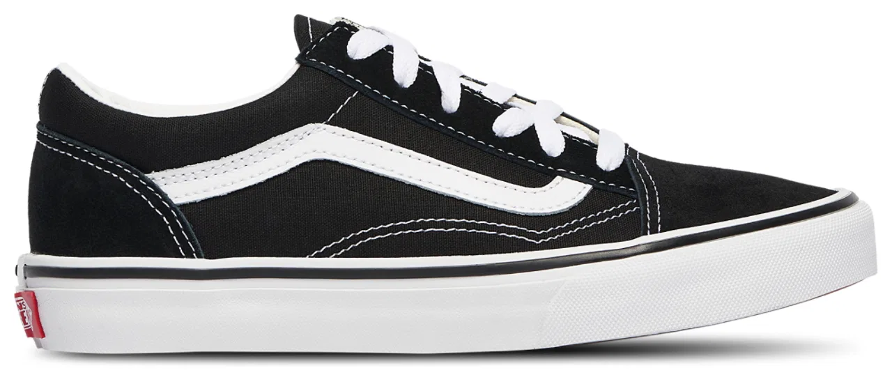 Кроссовки для мальчиков Old Skool Vans, белый/черный