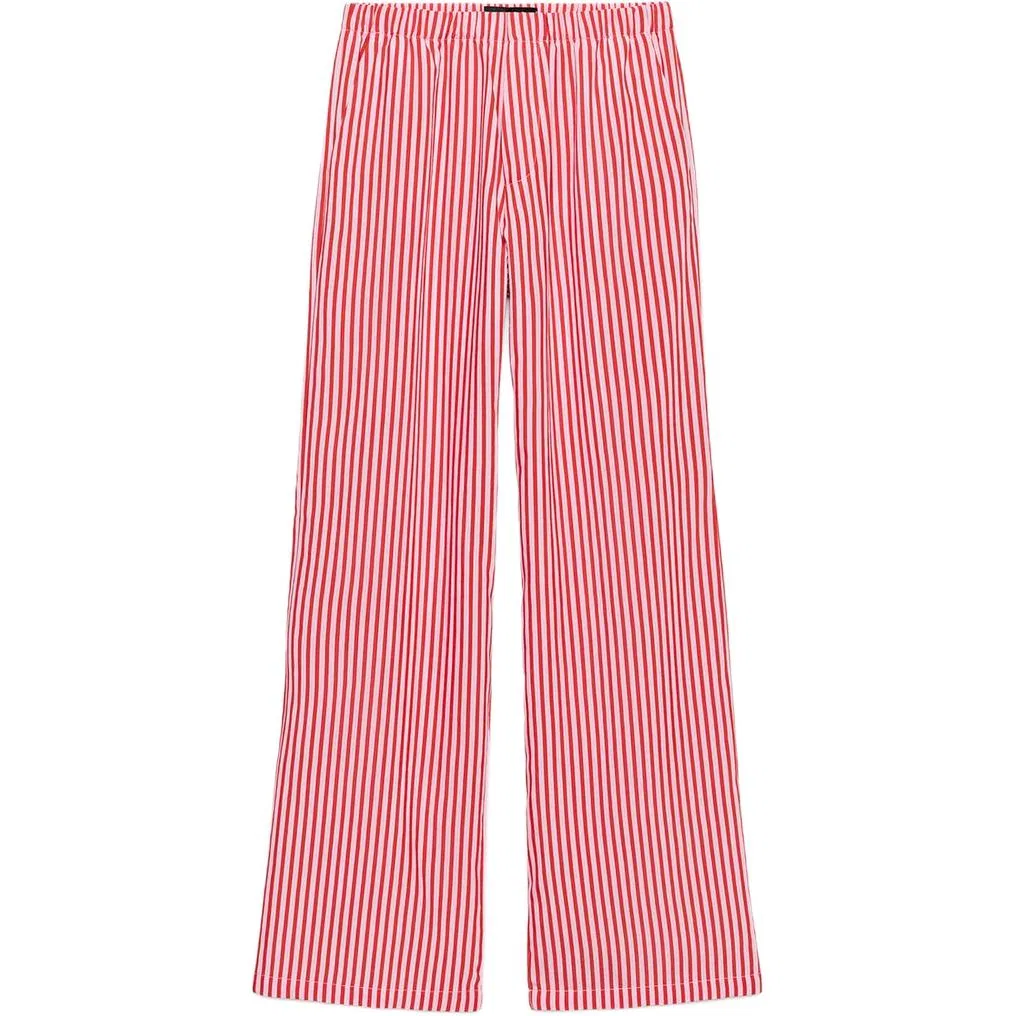 Женские брюки повседневные Red ZARA, Красный