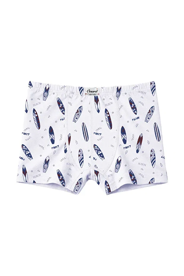 Детские боксеры для мальчиков с принтом Surf Printed Lycra Boxers Onurel, Multicolor — фото 3