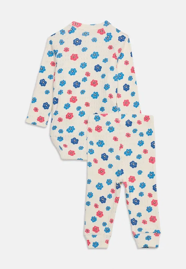 Боди с цветочным принтом Flowers baby unisex set, Mini Rodini, Multi-coloured, мультиколор — фото 2