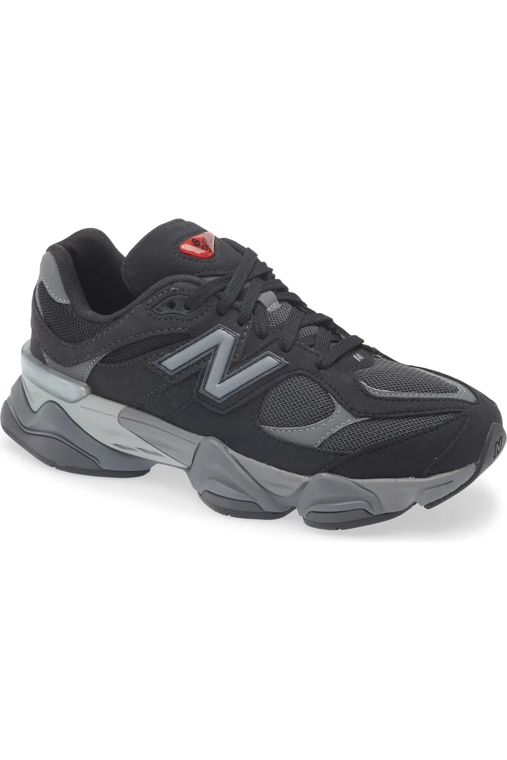 Детские кроссовки на толстой подошве 9060 New Balance, Black/Castlerock