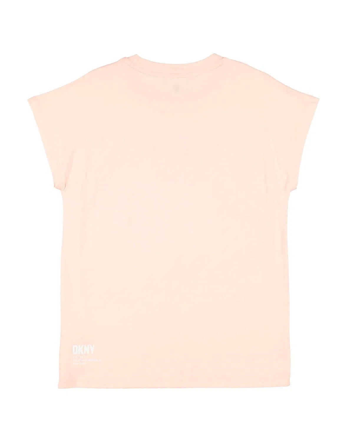 Детская футболка для девочек хлопковая с принтом Donna Karan, Light Pink — фото 2
