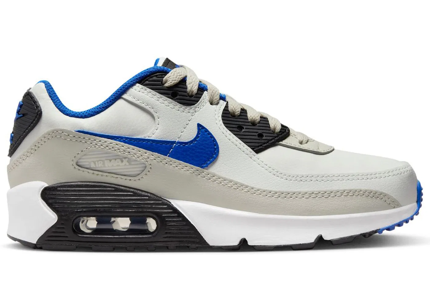 Детские кроссовки Lifestyle Nike Air Max 90 LTR, Summit White/Racer Blue-Light Bone-Black