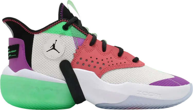 

Кроссовки Jordan React Elevation PF White Hyper Violet, белый, Белый;серый, Кроссовки Jordan React Elevation PF White Hyper Violet, белый