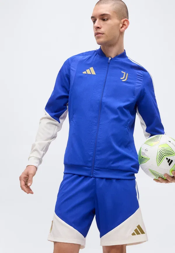 Шорты для отдыха перед матчем "Ювентус" 26/27 tiro26 - клубная форма Adidas Performance, белый/синий — фото 4