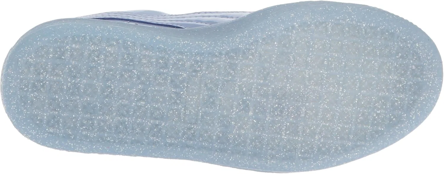 Детские кроссовки для девочек с блестками PUMA Kids Basket Patent Iced Glitter Jr PUMA, Blue — фото 4