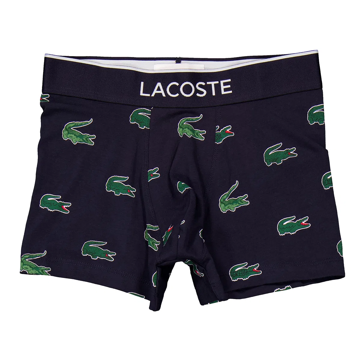 Трусы с принтом крокодила Crocodile Print Stretch Fabric Trunks Lacoste, Abysm/Multico