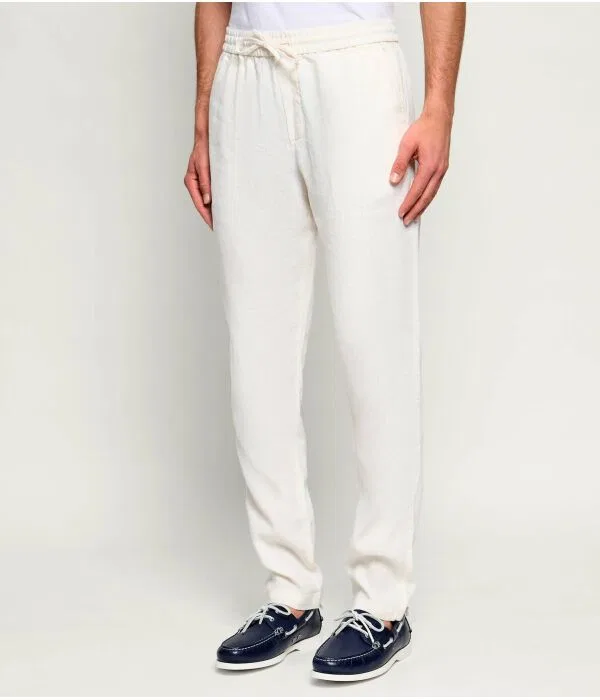 Мужские чиносы из льна Harlem Tommy Hilfiger, Écru