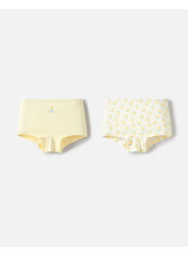 Трусы детские хлопковые с противомикробной ластовицей 2-pack Balabala, желтый
