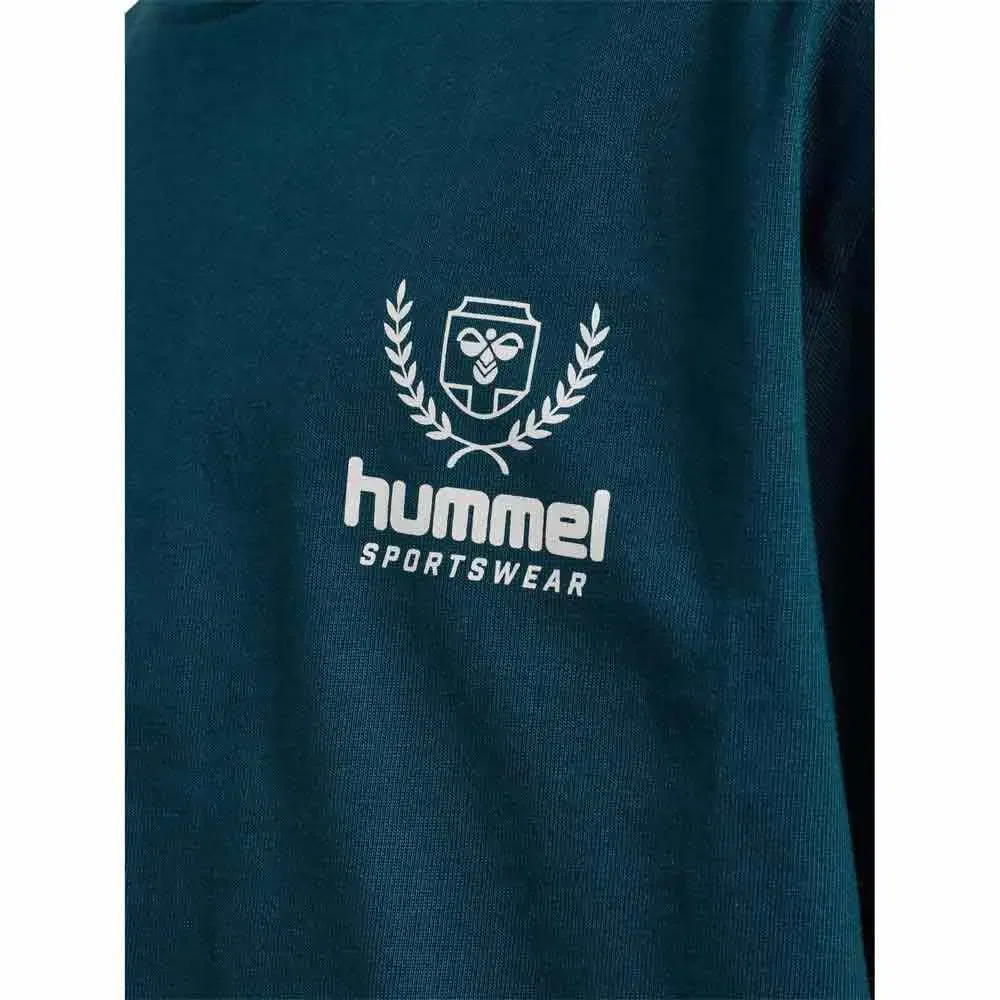 Футболка с принтом Loose Graphic BTS Hummel, синий — фото 4