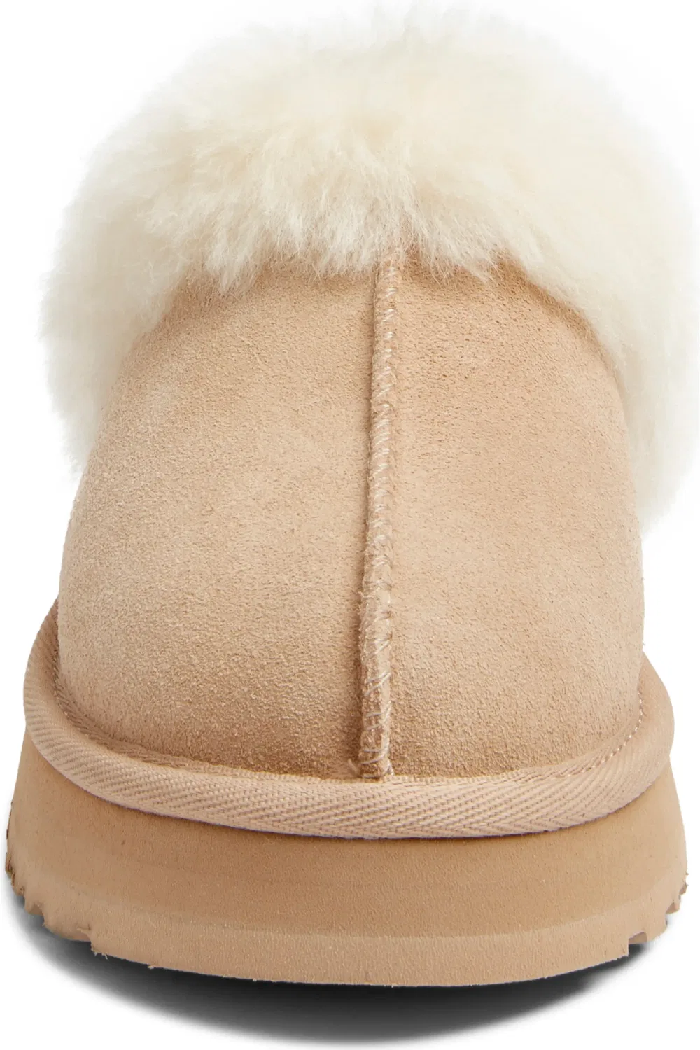 Детские тапочки слипперы на платформе Disquette UGG, Sand — фото 4