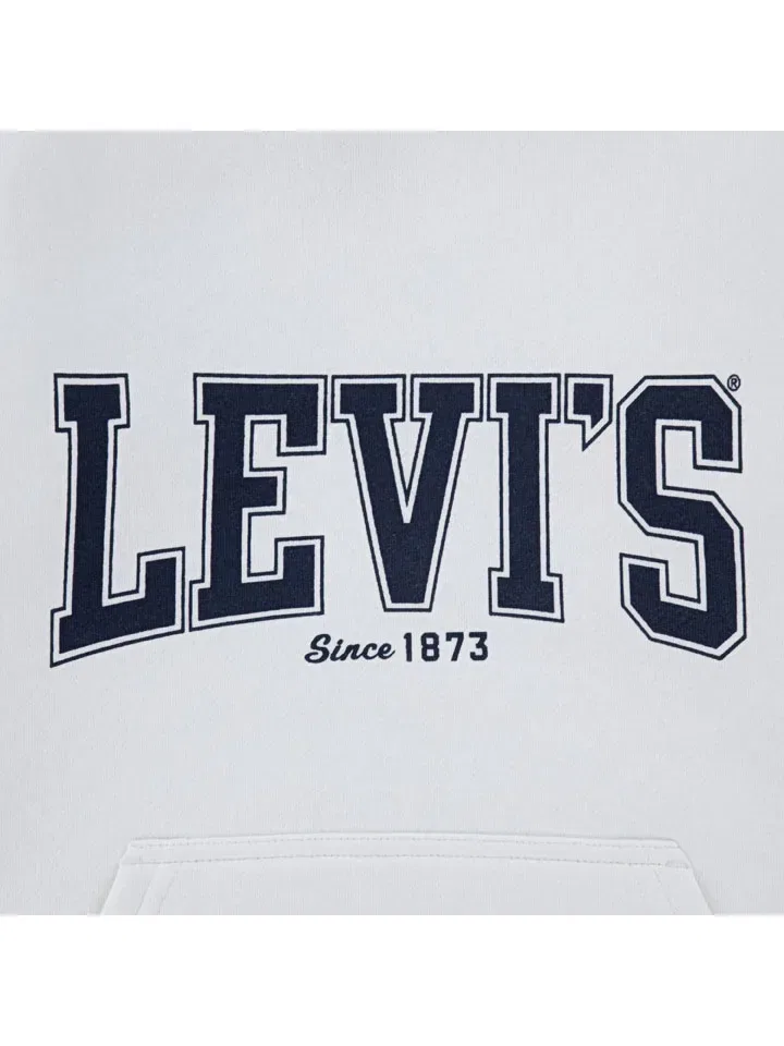 Худи белое Levi'S Kids, белый — фото 3