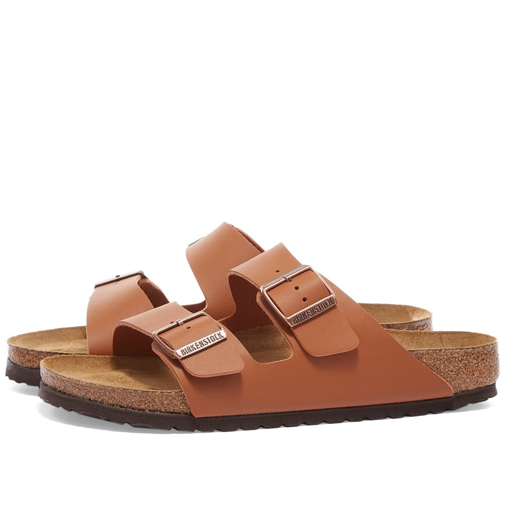 Сандалии Birkenstock Arizona Soft Footbed Birko-Flor, светло-коричневый — фото 4