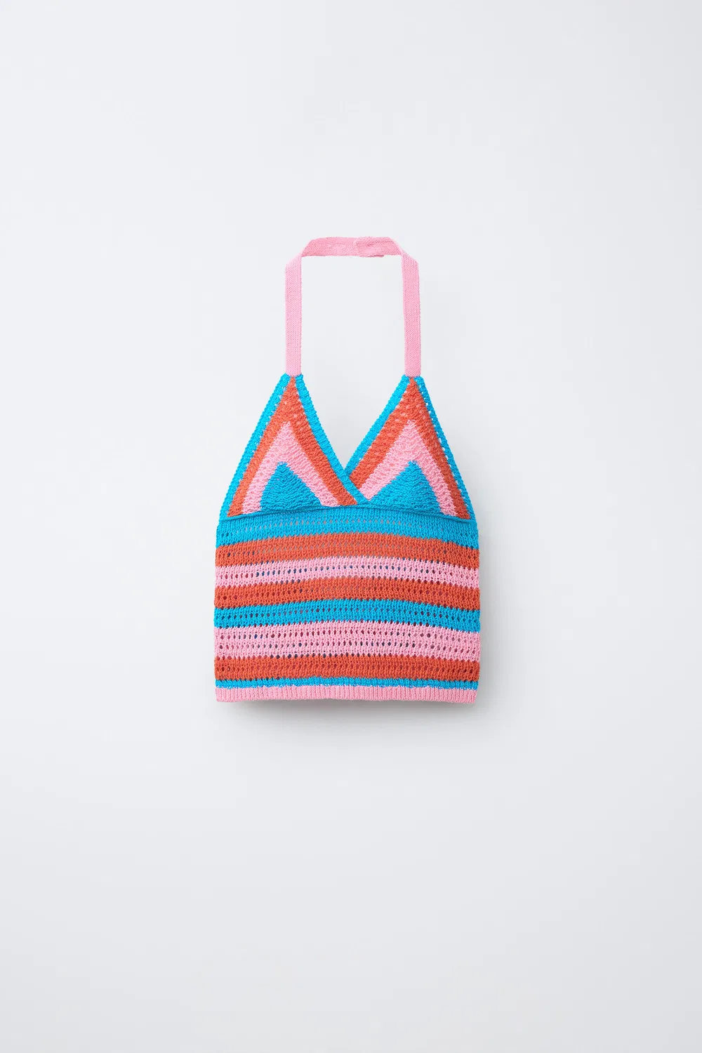 ВЯЗАНЫЙ КРЮЧКОМ ТОП ZARA, Multicoloured
