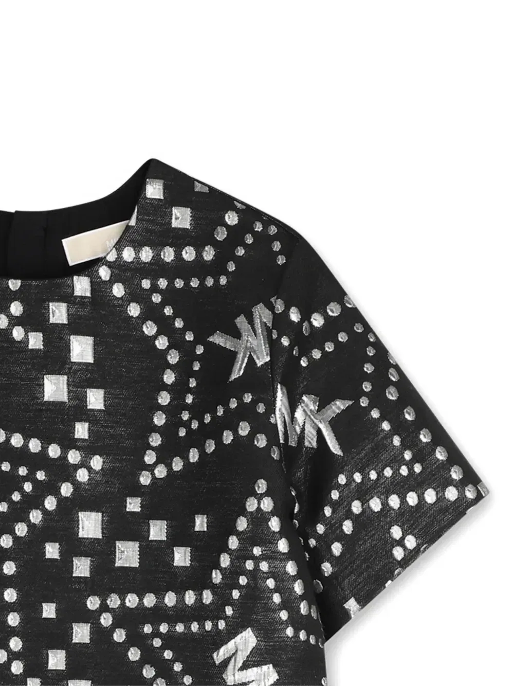 Платье с короткими рукавами и логотипом Michael Kors Kids, черный — фото 3