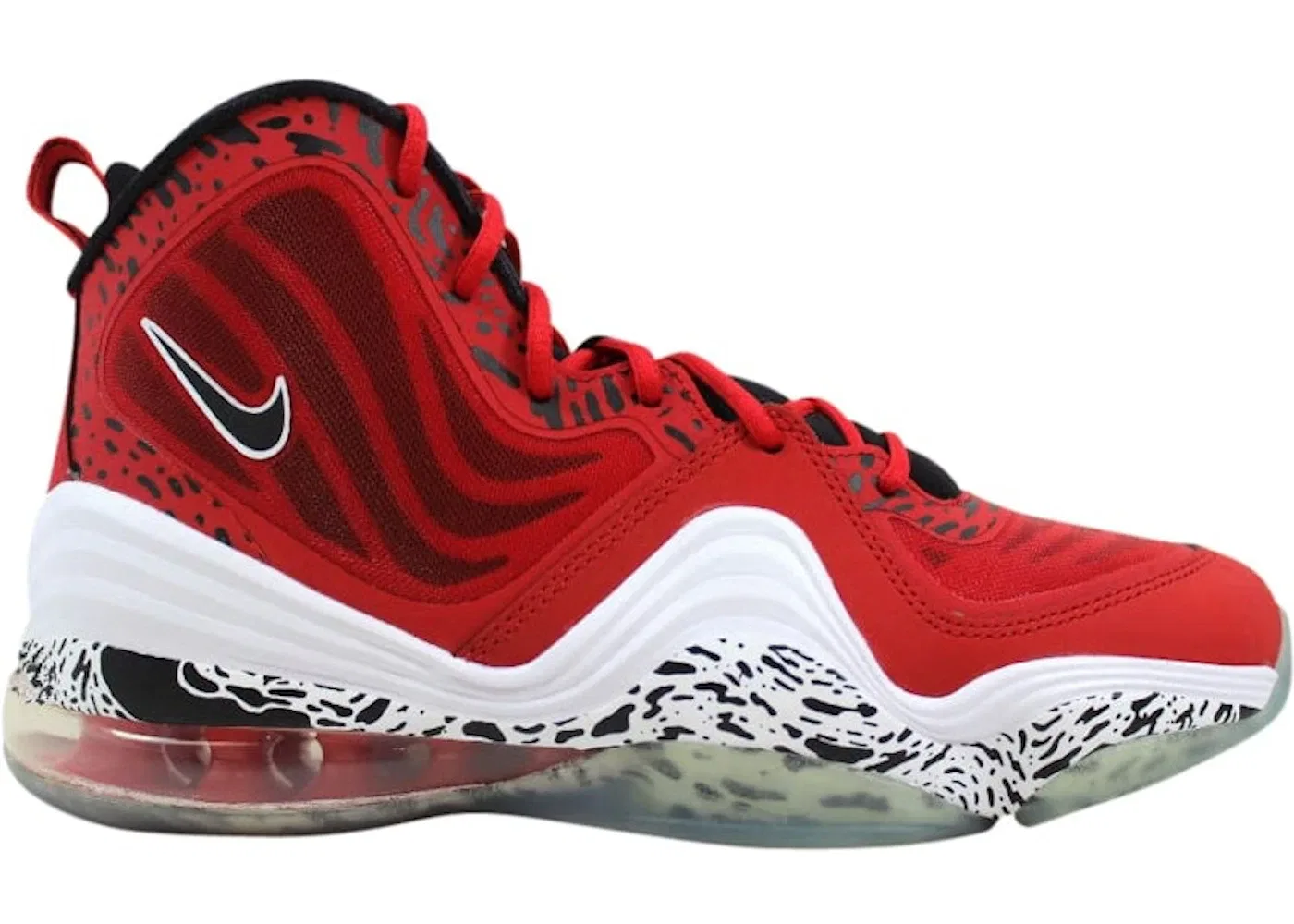 Детские кроссовки Lifestyle с длинным шнурованием Nike Air Penny 5, University Red/Black-White