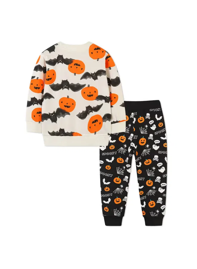 Комплект с принтом тыквы на Хэллоуин, модель Autumn, Aosta Betty Store — фото 3