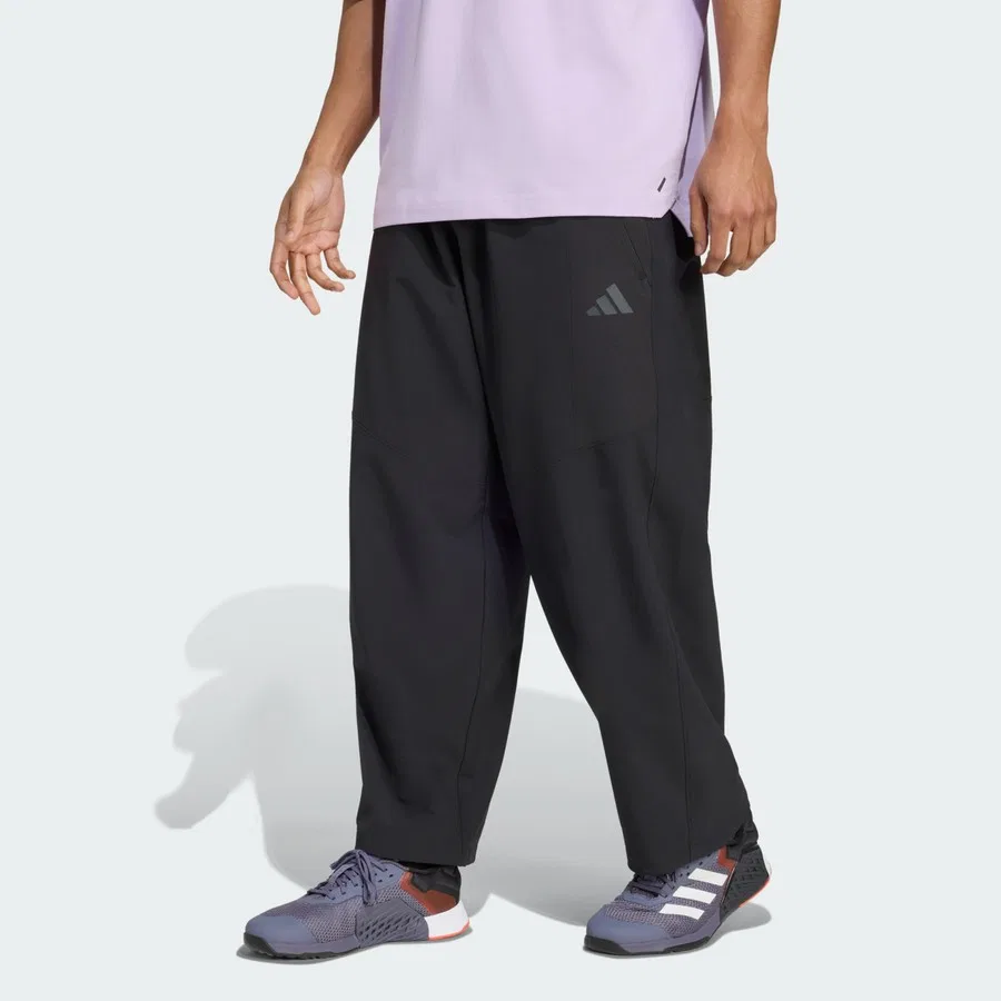 Штаны спортивные свободного кроя PrimeLift adidas, Черный