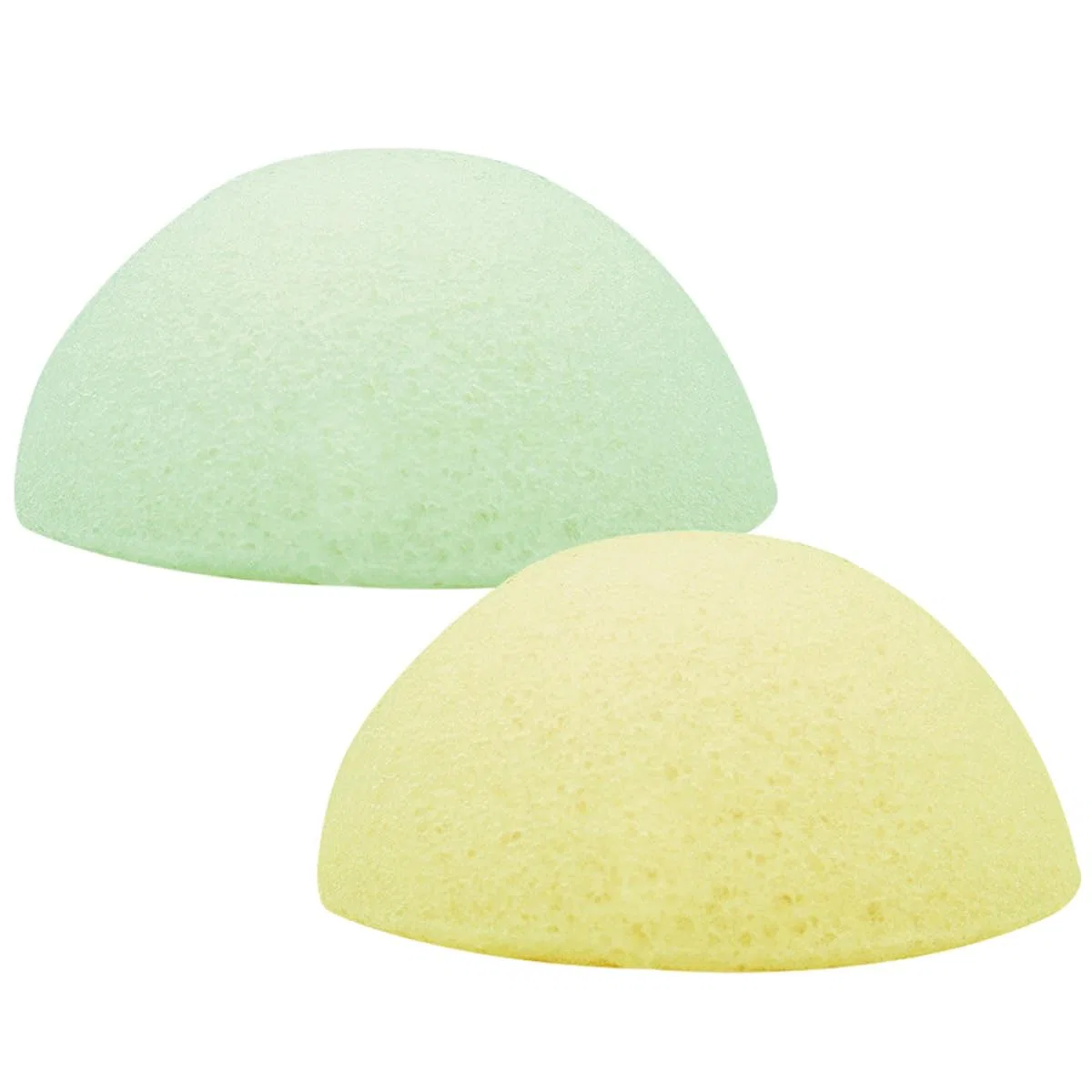 Konjac Губка для лица двусторонняя VILLCASE, 2 шт