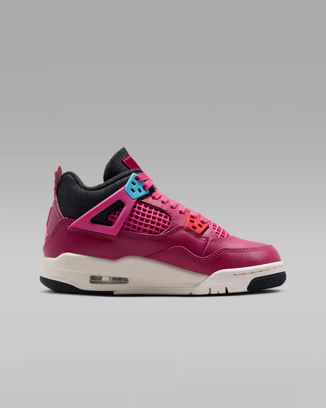 Кроссовки для детей постарше Air Jordan 4 Retro "She's A Star", Sweet Beet/Off Noir/Chalk/Desert Pink — фото 3