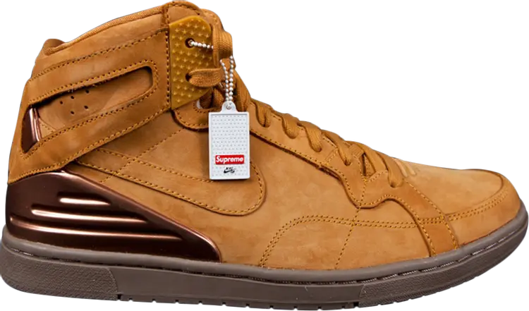 

Кроссовки Nike Supreme x Zoom Air 94 Hi 'Wheat', загар, Бежевый, Кроссовки Nike Supreme x Zoom Air 94 Hi 'Wheat', загар