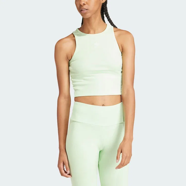 Женский топ без рукавов Adidas Originals Essential, Half Green — фото 3