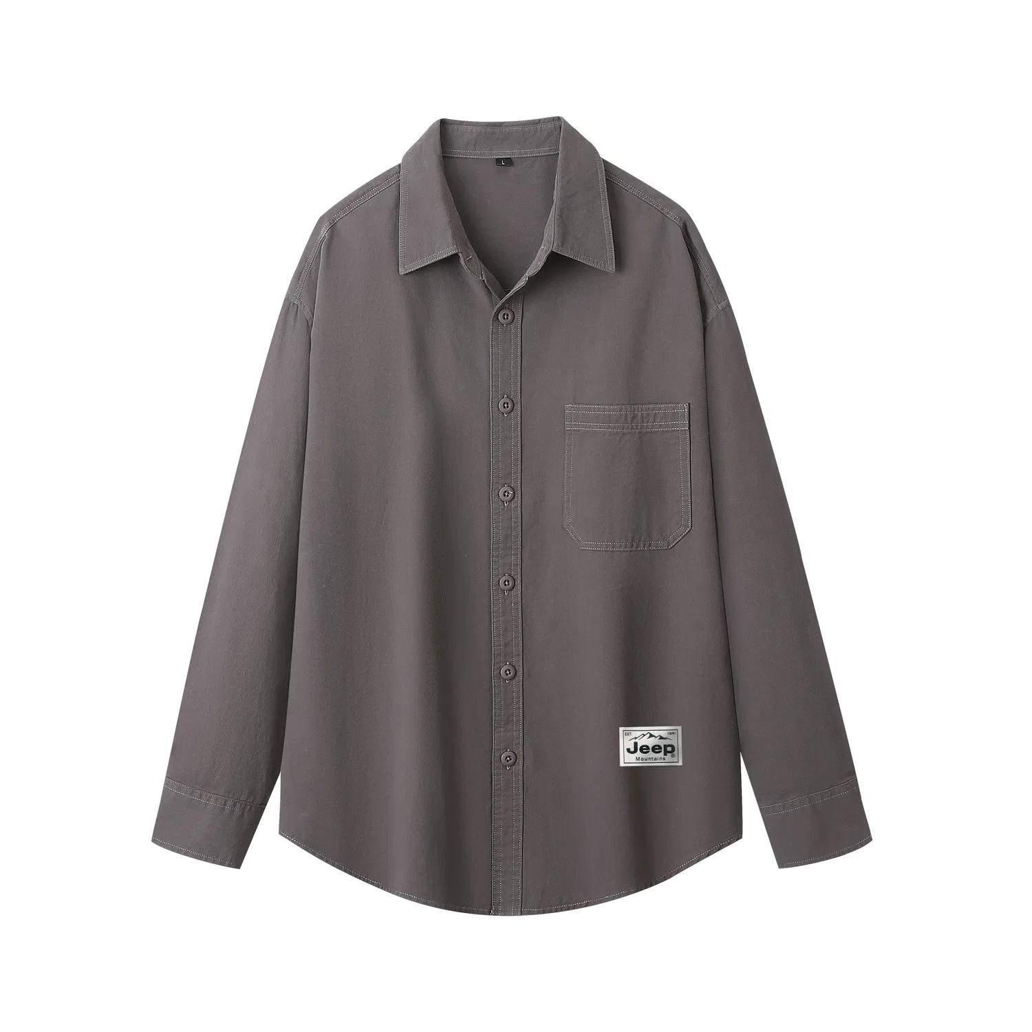 Детская рубашка с воротником Jeep Classic Collection, Dark Gray