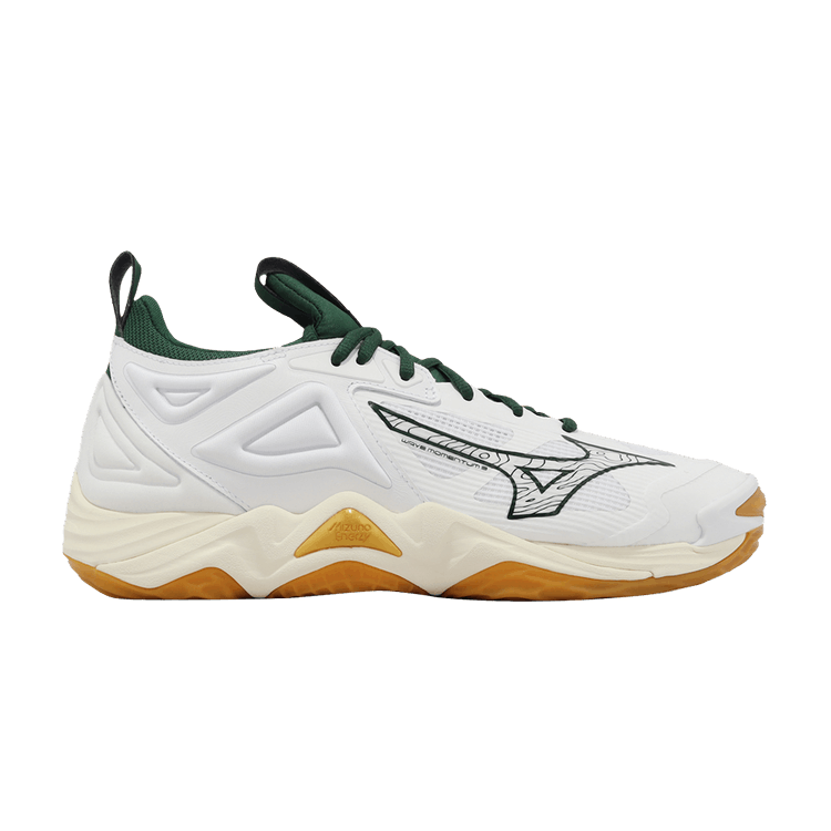 

Кроссовки Wave Momentum 3 'White Green Gold', белый