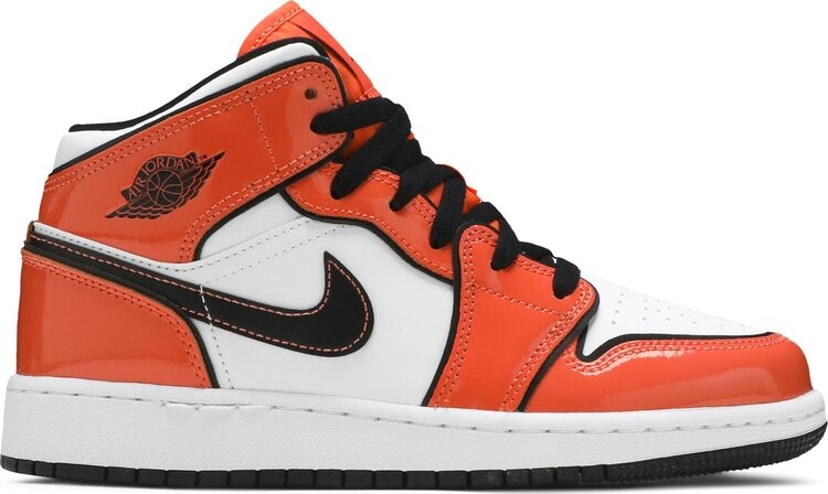 

Кроссовки Air Jordan 1 Mid SE GS Turf Orange, оранжевый, Оранжевый;черный, Кроссовки Air Jordan 1 Mid SE GS Turf Orange, оранжевый