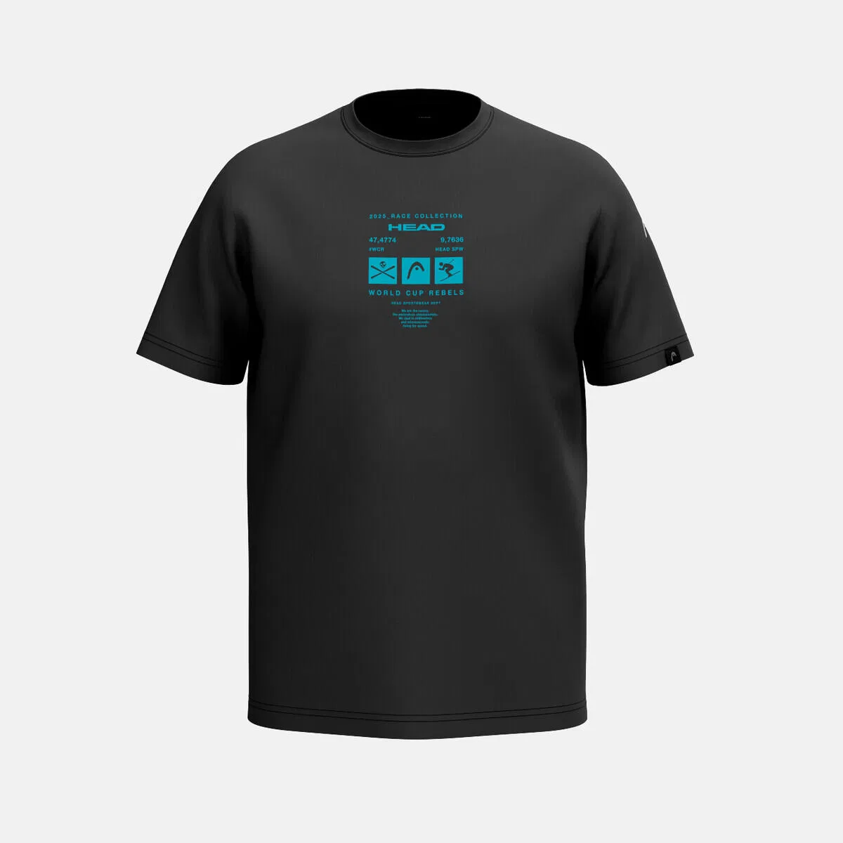 Детская футболка с принтом WCR T-Shirt Junior Head, Schwarz