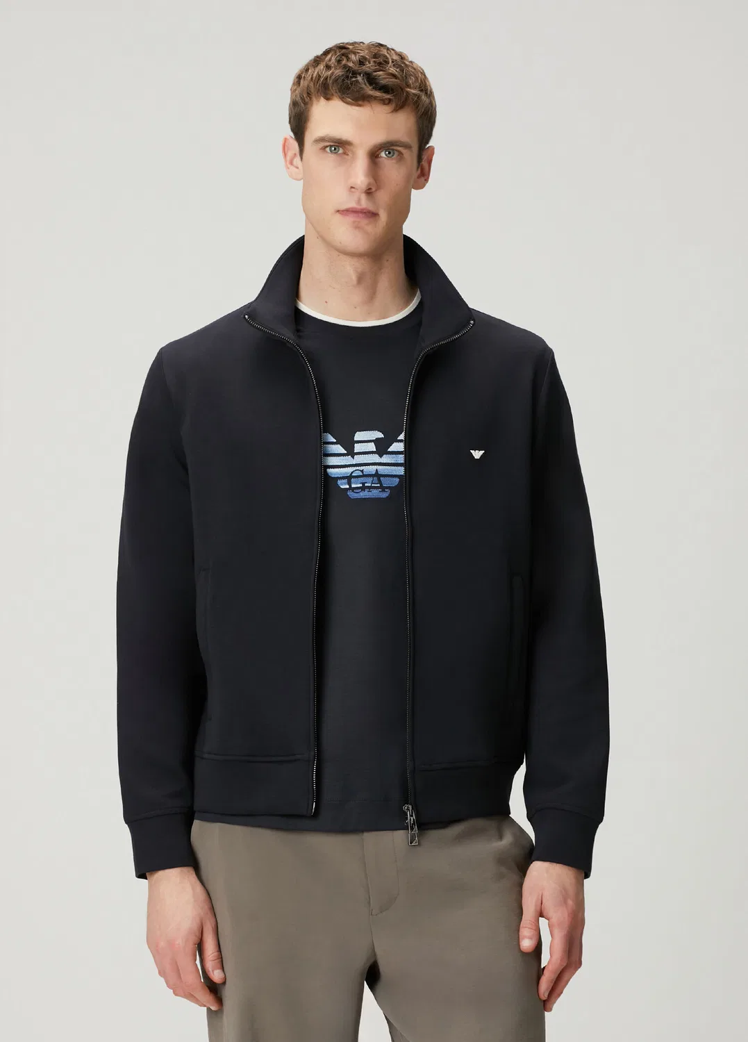 Свитшот Emporio Armani, Lacivert