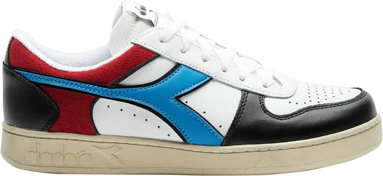 

Кроссовки Magic Basket Low Icona White Malibu Blue, белый