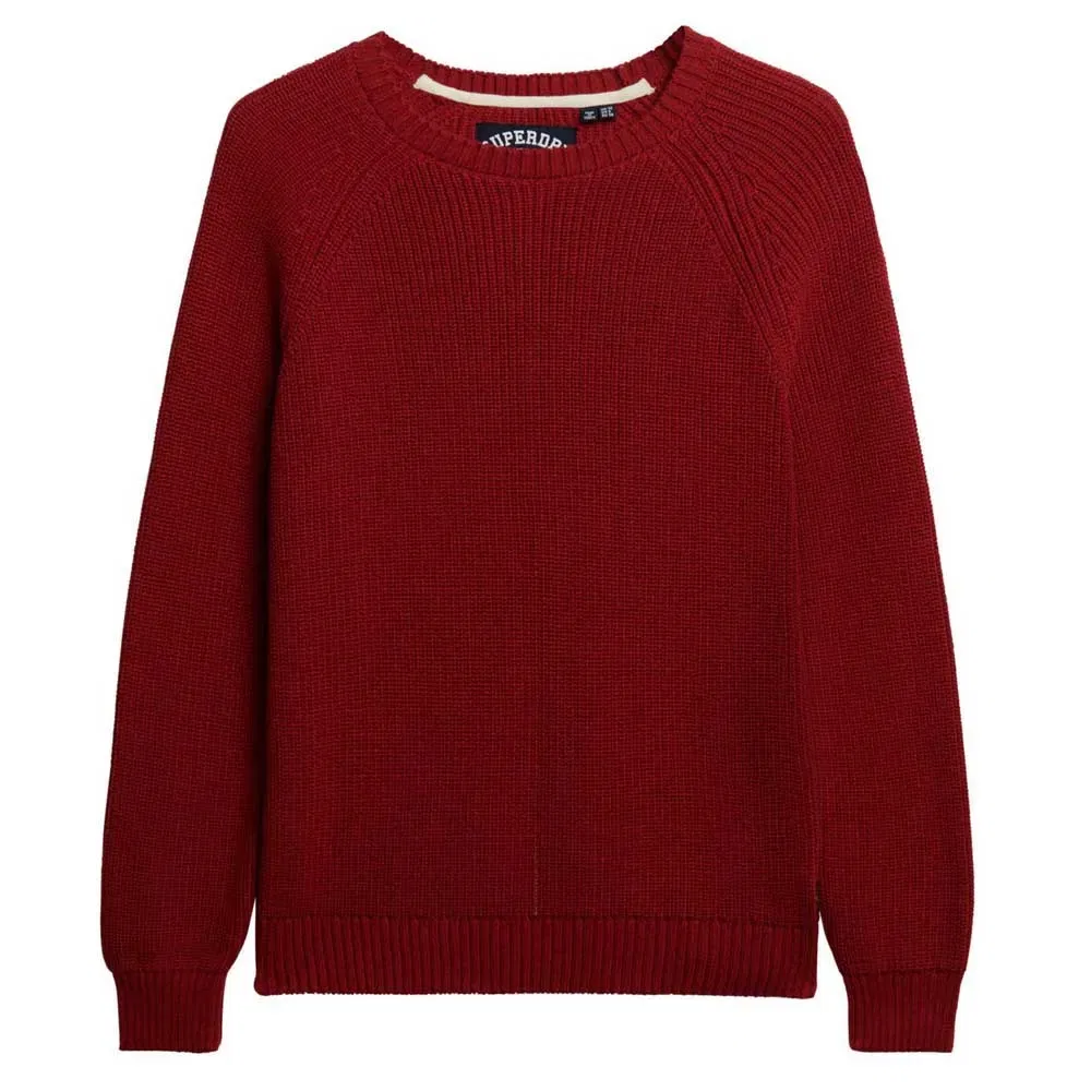 Свитер Relaxed Fit Superdry, красный — фото 3