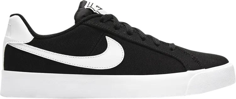 Кроссовки Nike Wmns Court Royale AC Canvas 'Black White', черный