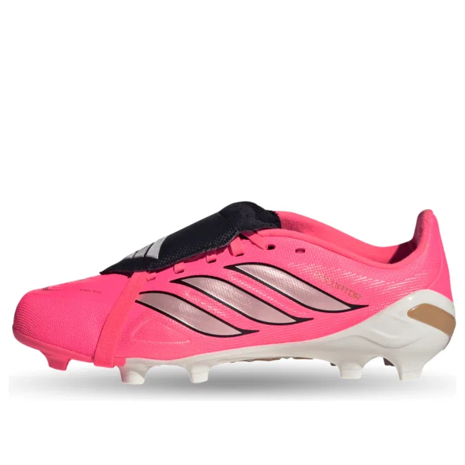 Детские бутсы для футбола с принтом Predator League Fold-Over Tongue FG Adidas, розовый