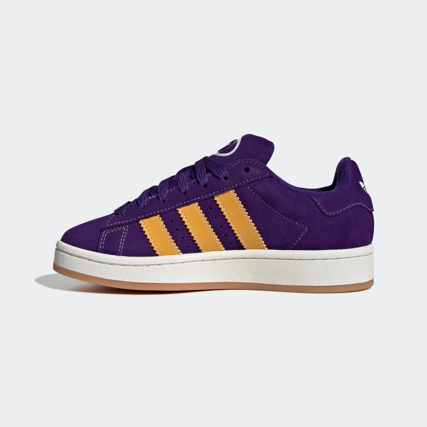 Детские кроссовки в стиле ретро Adidas Originals, Collegiate Purple / Preloved Yellow / Cloud White — фото 3