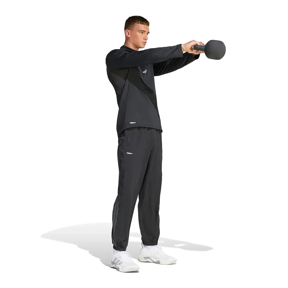 Мужские спортивные штаны с технологией Climacool Tech Essentials Workout Adidas, Black — фото 4