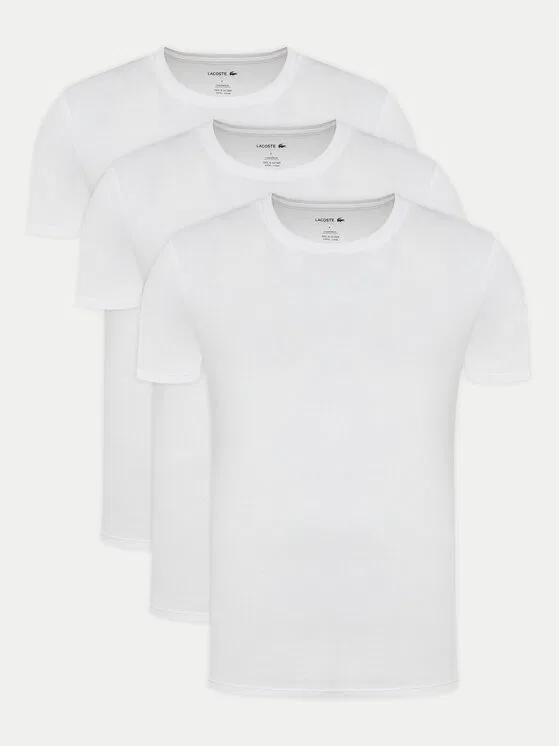Комплект футболок slim fit Lacoste, белый