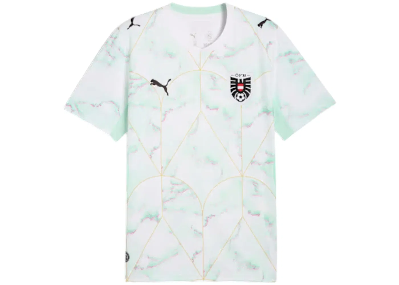 Детская футболка-джерси с длинным рукавом Puma, Varsity Green/Puma White